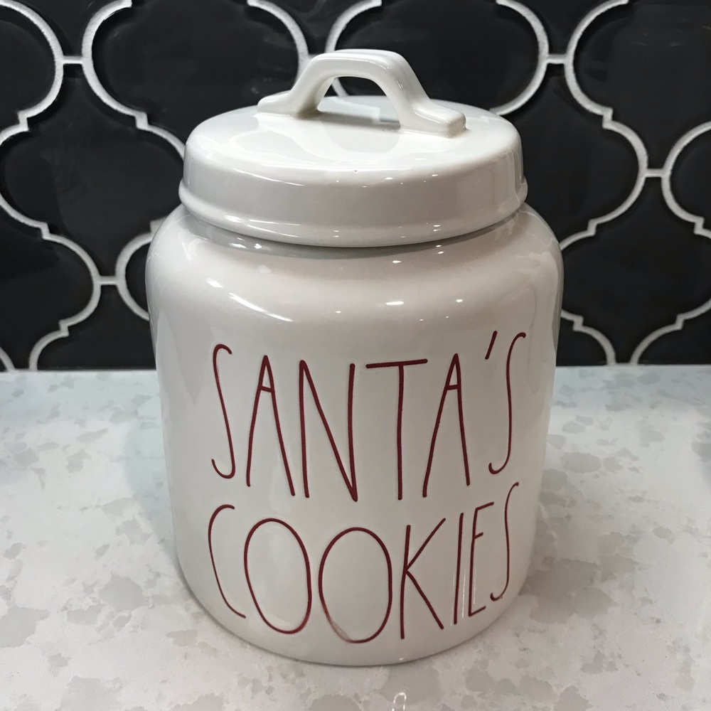 Rae Dunn SANTA’S COOKIES Canister - Picture 1 of 4